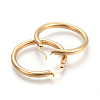 201 Stainless Steel Hoop Earrings EJEW-A052-19E-G-2