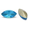 Faceted Horse Eye Glass Pointed Back Rhinestone Cabochons RGLA-A011-5x10mm-S07-2