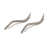 Non-Tarnish 304 Stainless Steel Links Connector Charms STAS-Q323-13P-2