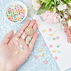 120Pcs 4 Style Luminous Resin Cabochons MRMJ-OC0003-74-3