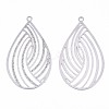 Tarnish Resistant 304 Stainless Steel Filigree Pendants LS-STAS-T057-06P-2