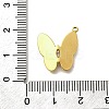 304 Stainless Steel with Cubic Zirconia and Shell Charms LS-STAS-Q347-09A-G-3
