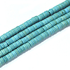 Synthetic Turquoise Beads Strands TURQ-G110-4x2mm-09-1