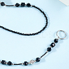 2Pcs Glass Beads Keychain HJEW-SC0002-54-6