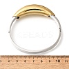 304 Stainless Steel Hinged Bangles for Women BJEW-C091-02E-GP-5