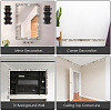 2Pcs Foam 3D Self-Adhesive Waterproof Wallpaper Border DIY-GF0010-19I-4
