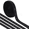 Plastic Snap Button Tape Trim Polyester Ribbons DIY-WH0632-31A-1