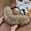 Faux Fur PU Leather Chain Belts AJEW-WH20072-55A-01-3