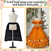 Polyester & Steel Wire Half Oval Wedding Dress Petticoat for Women DIY-WH0591-492B-3