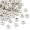 Tibetan Style Flat Round Alloy Spacers Beads TIBEP-S293-070AS-LF-3