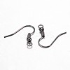 Brass Earring Hooks X-KK-Q362-B-NF-2