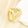 304 Stainless Steel Cuff Rings RJEW-D320-07G-3