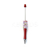 Plastic Beadable Pens DIY-Q036-02E-1