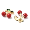 Brass Enamel Pendants KK-L237-018G-2