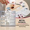 BBQ Daily Theme Stainless Steel Metal Stencils DIY-WH0279-178-4