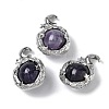 Natural Amethyst Pendants G-A298-02P-08-1