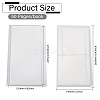 Rectangle Plastic Sticker Storage Albums AJEW-WH0419-40B-2