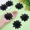 6Pcs Polyester Computerized Embroidery Cloth Iron on/Sew on Patches PATC-DC0001-18A-3