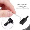 Alloy & Plastic Guitar Bridge Saddle with Spring Screws AJEW-FG0001-86-4