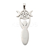 Non-Tarnish 304 Stainless Steel Pendants LS-STAS-P330-02P-1