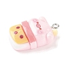 Cute Pig Theme Opaque Resin Pendants RESI-V005-007D-2