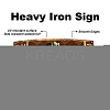Vintage Metal Tin Sign AJEW-WH0189-271-3