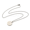 Non-Tarnish Constellation Pendant Necklaces NJEW-S422-04P-11-3