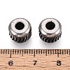 304 Stainless Steel European Style Large Hole Beads STAS-T072-145AS-3
