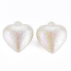 Electroplated ABS Plastic Imitation Pearl Pendants KY-T023-008B-01-4