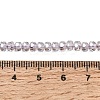 Electroplate Glass Beads Strands GLAA-Q105-03M-4