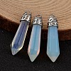 Bullet Opalite Pointed Pendants X-G-E332-C24-1