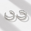 Brass Cuff Earrings EJEW-I249-16P-5