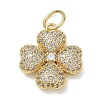 Brass Micro Pave Cubic Zirconia Pendants KK-CBA56EF-29G-01-1