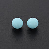 Opaque Acrylic Beads PAB702Y-B01-07-2