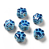 Handmade Printed Porcelain Beads PORC-F005-02A-1