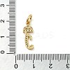 Brass Micro Pave Cubic Zirconia Pendants KK-M273-01G-J-3