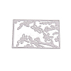 Rectangle with Dragonfly Frame Carbon Steel Cutting Dies Stencils LS-DIY-F028-34-4