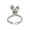 Non-Tarnish Adjustable 304 Stainless Steel Box Chain Slider Bracelet Making LS-MAK-L038-001P-01-2