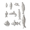 10Pcs 304 Stainless Steel Pendants STAS-P426-07P-1