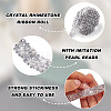 Hotfix Rhinestone Ribbon YS-TAC0001-07-3