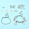 DIY Brass & Alloy European Style Bracelets Making Kits DIY-FS0007-22-10