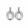 Non-Tarnish 304 Stainless Steel Pendants STAS-N097-110P-NR-1