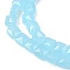 Imitation Jade Glass Beads Strands GLAA-L050-B02-3
