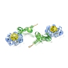 Glass Beaded Pendants GLAA-C028-06A-3