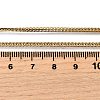 2MM 304 Stainless Steel Wheat Chain Necklaces for Men STAS-V011-03C-G-5