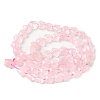 Natural Rose Quartz Star Beads Strands G-Z080-A10-3