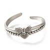 304 Stainless Steel Cuff Rings RJEW-Z074-20P-2