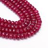 Natural White Jade Bead Strands G-R343-2x4-07-1
