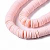 Flat Round Handmade Polymer Clay Beads CLAY-R067-10mm-27-4
