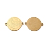 Ion Plating(IP) 304 Stainless Steel Connector Charms STAS-C074-11G-08-1